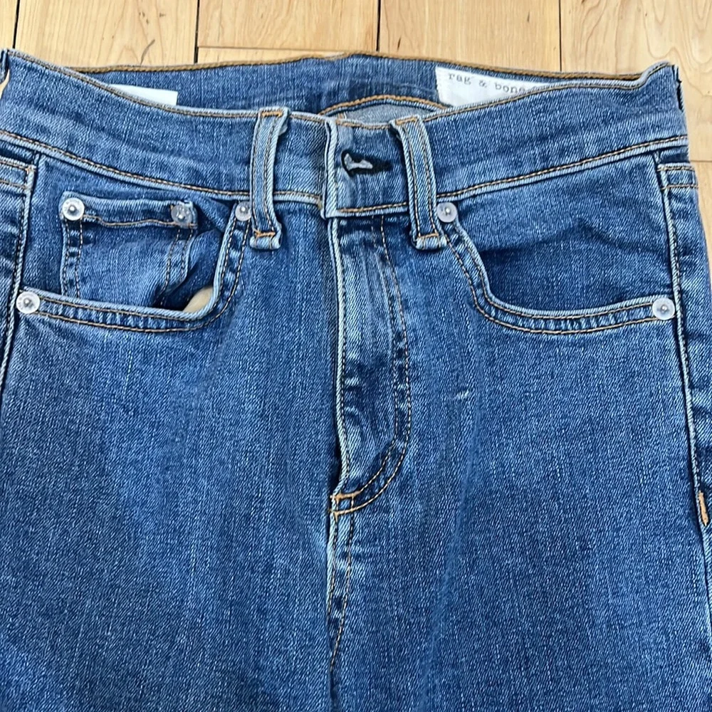 Rag and Bone Step Hem Jeans Sz 24 - Picture 14 of 16